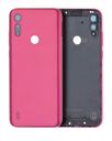 Back cover Glass Compatible For Motorola Moto E6i (XT2053-5/2021) (Pink)