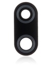 Back Camera Lens (Glass Only) With Adhesive Compatible For Motorola Moto E6 Plus (XT2025/2019) (Polished Graphite)