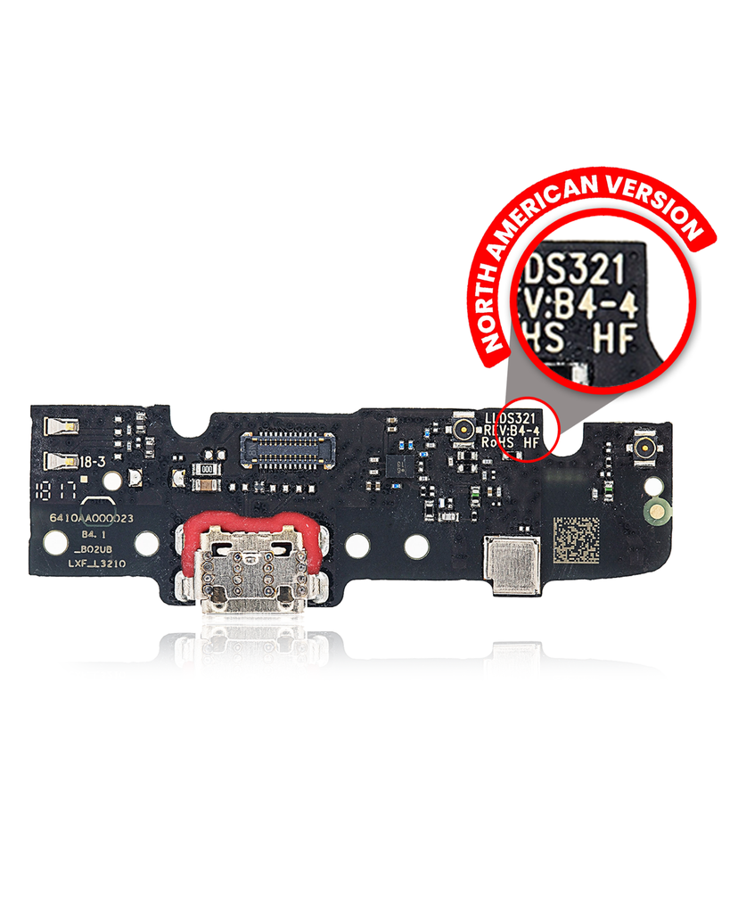 Charging Port Assembly Compatible For Motorola Moto E5 Plus/E5 Supra (XT1924/2018) (US Version)