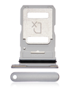 Single Sim Card Tray Compatible For Motorola Edge 30 (2022) (Supermoon Silver)