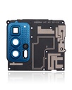 Motherboard Protective Cover Compatible For Motorola Edge 20 Pro (XT2153-1/2021) (Blue Vegan Leather)