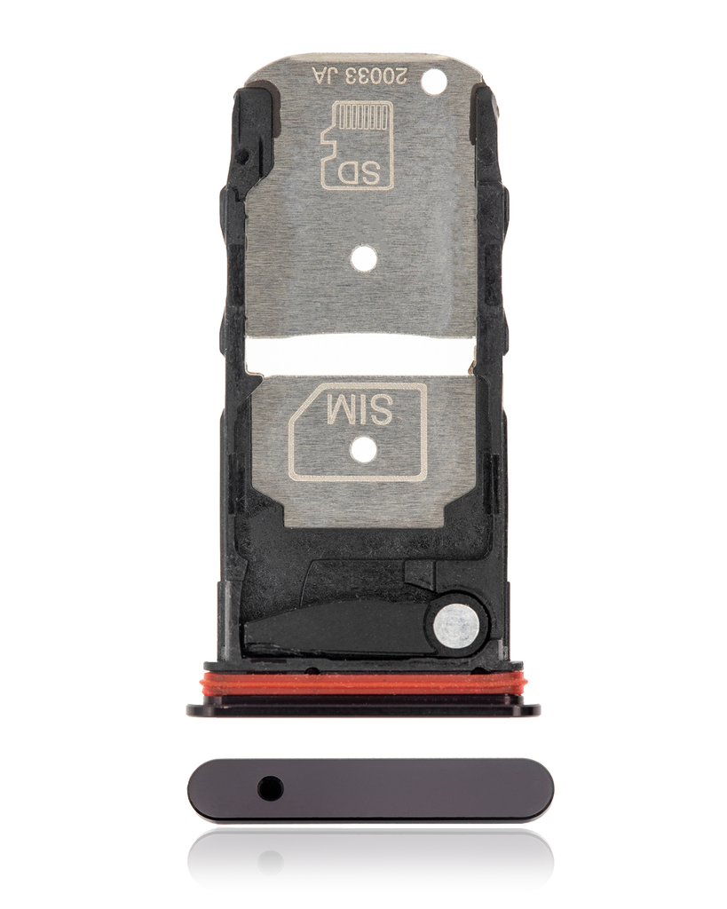 Single Sim Card Tray Compatible For Motorola Edge Plus 5G (XT2061-3/2020) (Sangria) (GENUINE OEM)