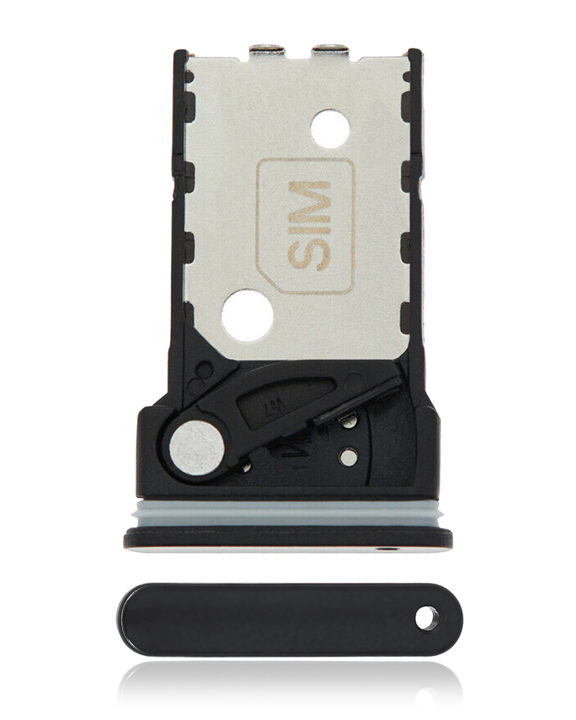 Single Sim Card Tray Compatible For Motorola Edge Plus 5G (XT2061/2020) (Genuine OEM) (Baltic Gray)
