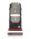 Single Sim Card Tray Compatible For Motorola Edge Plus 5G (XT2061-3/2020) (Sangria)