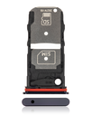 Single Sim Card Tray Compatible For Motorola Edge Plus 5G (XT2061-3/2020) (Deep Indigo/Blue)