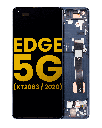 OLED Assembly With Frame Compatible For Motorola Edge 5G (XT2063/2020) (Refurbished) (Solar Black)