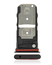 Single Sim Card Tray Compatible For Motorola Edge 5G (XT2063/2020) (Smokey Sangria)