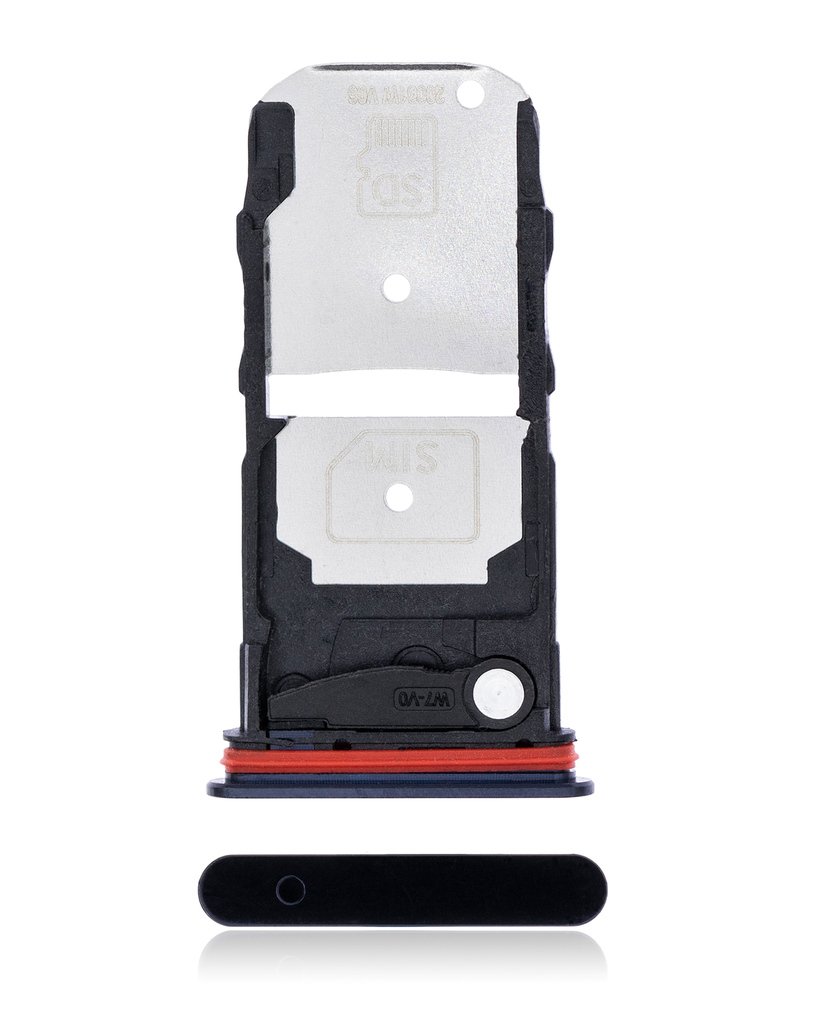 Single Sim Card Tray Compatible For Motorola Edge 5G (XT2063-3/2020) (Thunder Gray)