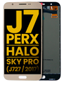 OLED Assembly Without Frame Compatible For Samsung Galaxy J7 Perx/Halo/Sky Pro (J727/2017) (Refurbished) (Gold)