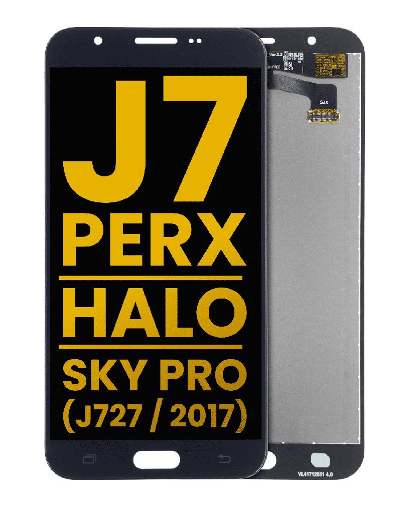 LCD Assembly Without Frame Compatible For Samsung Galaxy J7 Perx/Halo/Sky Pro (J727/2017) (Refurbished) (Black)