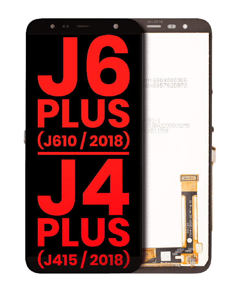 LCD Assembly Without Frame Compatible For Samsung Galaxy J6 Plus (J610/2018)/J4 Plus (J415/2018) (Aftermarket Plus) (Black)