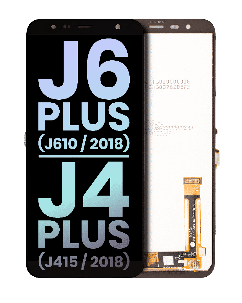 LCD Assembly Without Frame Compatible For Samsung Galaxy J6 Plus (J610/2018)/J4 Plus (J415/2018) (Service Pack) (Black)