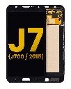 OLED Assembly Without Frame Compatible For Samsung Galaxy J7 (J700/2015) (Refurbished) (Black)