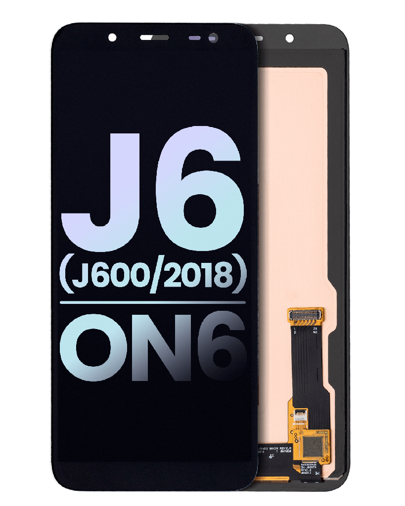 OLED Assembly Without Frame Compatible For Samsung Galaxy J6/On6 (J600/2018) (Service Pack) (Black)