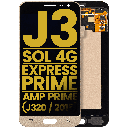 OLED Assembly Without Frame Compatible For Samsung Galaxy J3/Sol 4G/Express Prime/Amp Prime (J320/2016) (Refurbished) (Gold)