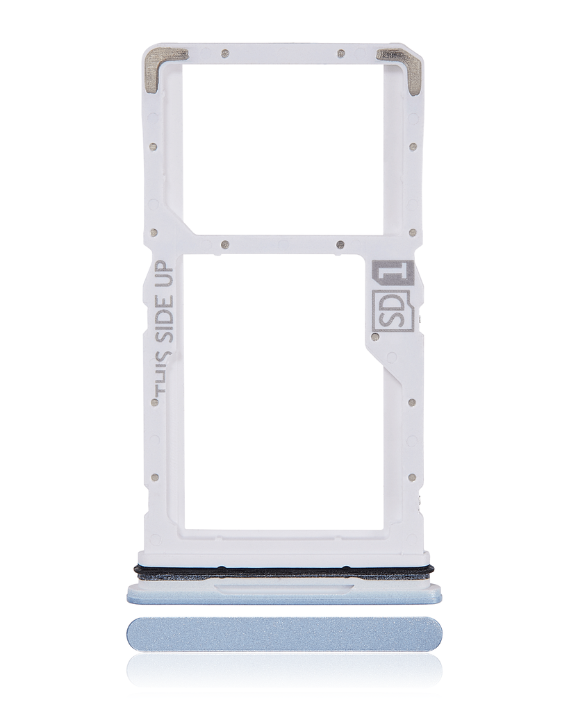 Single Sim Card Tray Compatible For Motorola Moto G84 (XT2347/2023) (Marshmallow Blue)