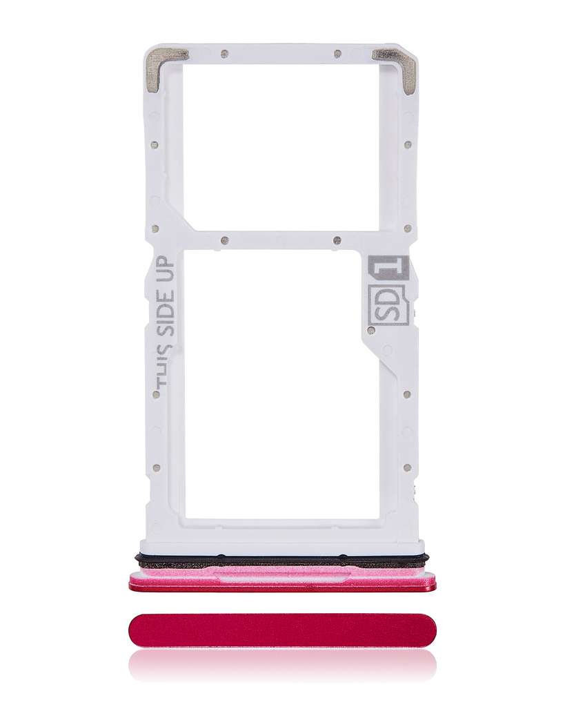 Single Sim Card Tray Compatible For Motorola Moto G84 (XT2347/2023) (Viva Magenta)