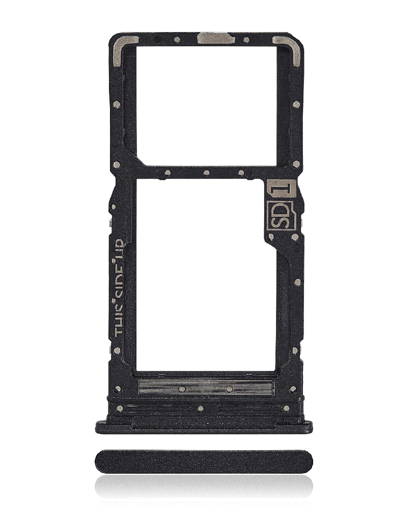 Single Sim Card Tray Compatible For Motorola Moto G34 (XT2363 /2023) (Charcoal Black)