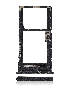 Single Sim Card Tray Compatible For Motorola Moto G34 (XT2363 /2023) (Charcoal Black)