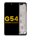 LCD Assembly With Frame Compatible For Moto G54 (XT2343/2023) (Refurbished) (All Colors)