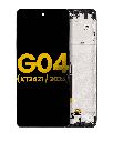 LCD Assembly With Frame Compatible For Motorola Moto G04 (XT2421/2024) (Refurbished) (All Colors)