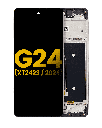 LCD Assembly With Frame Compatible For Motorola Moto G24 (XT2423/2024) (Refurbished) (All Colors)