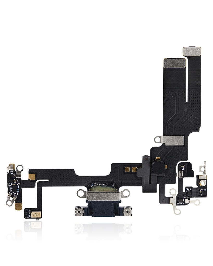 Charging Port Flex Cable Compatible For iPhone 14 (Premium) (Blue)