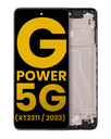 LCD Assembly With Frame Compatible For Motorola Moto G Power 5G (XT2311/2023) (Refurbished) (All Colors)
