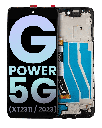 LCD Assembly With Frame Compatible For Moto G Power 5G (XT2311/2023) (Genuine OEM) (All Colors)
