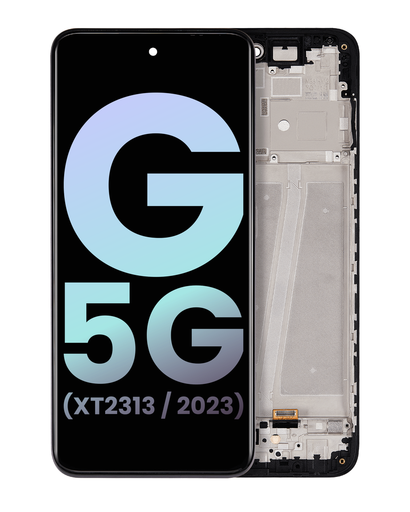 LCD Assembly With Frame Compatible For Moto G 5G (XT2313/2023) (Genuine OEM) (All Colors)