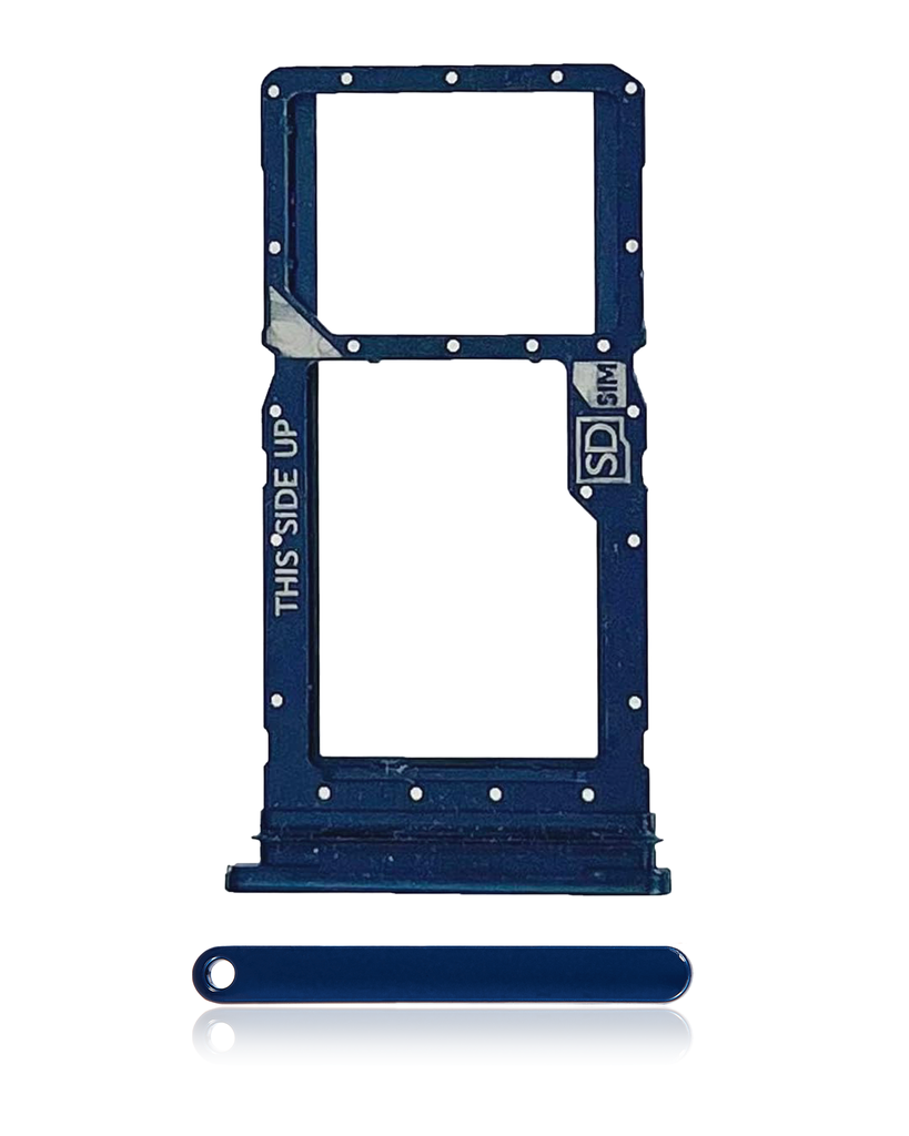 Single Sim Card Tray Compatible For Motorola Moto G 5G (XT2313/2023) (Genuine OEM) (Ink Blue)