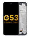 LCD Assembly With Frame Compatible For Motorola Moto G53 (XT2335/2022) (Refurbished) (All Colors)