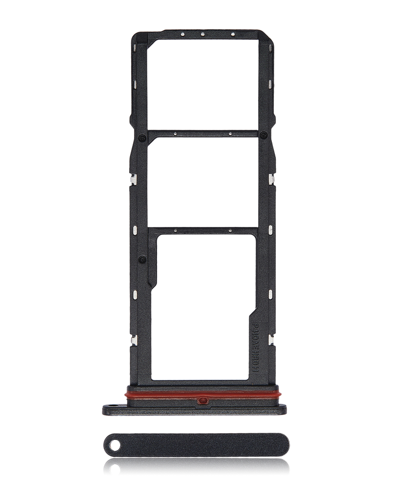 Dual Sim Card Tray Compatible For Motorola Moto G22 (XT2231/2022) (Cosmic Black)