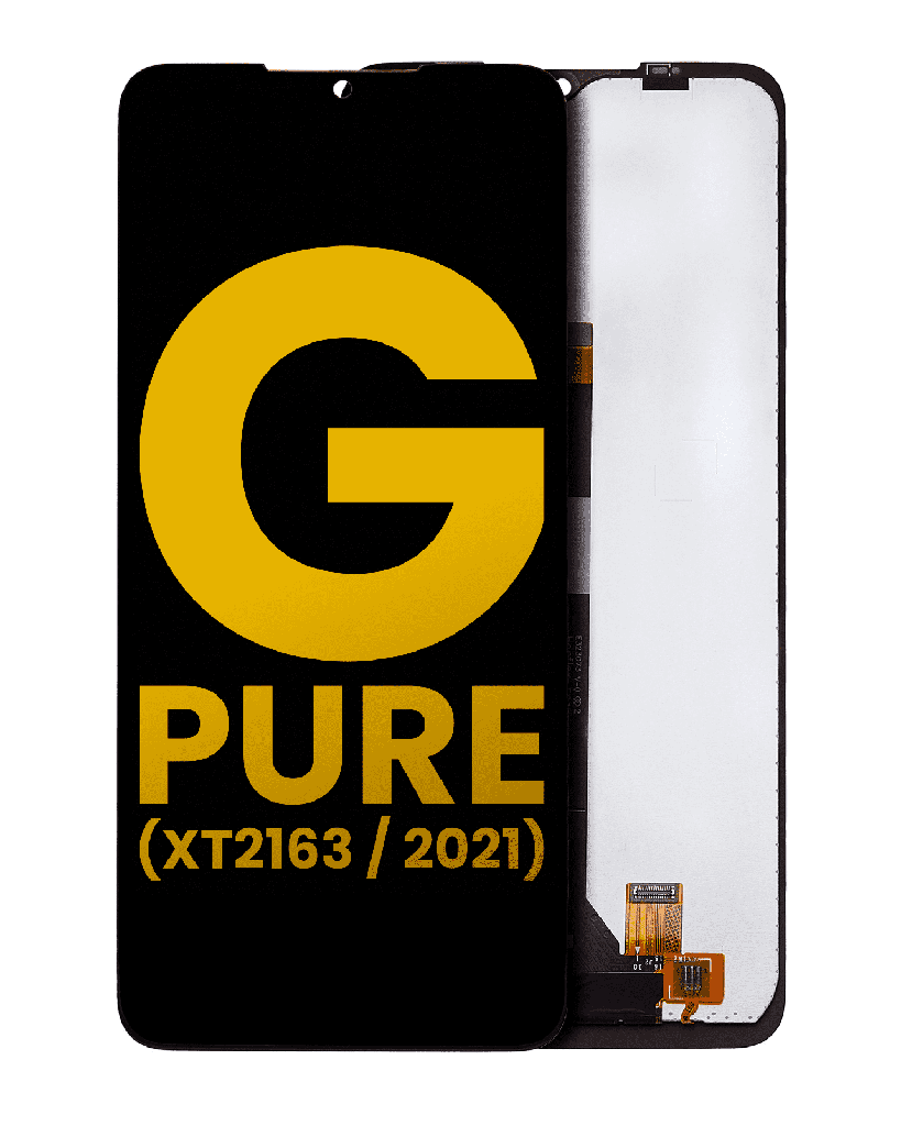 LCD Assembly Without Frame Compatible For Motorola Moto G Pure (XT2163/2021) (Refurbished) (All Colors)