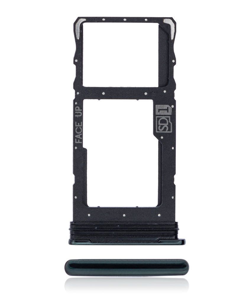Single Sim Card Tray Compatible For Motorola Moto G Stylus 5G (XT2131/2021) (Cosmic Emerald)