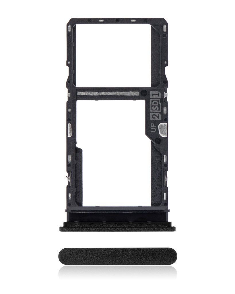 Dual Sim Card Tray Compatible For Motorola Moto G30 (XT2129/2021) (Phantom Black)