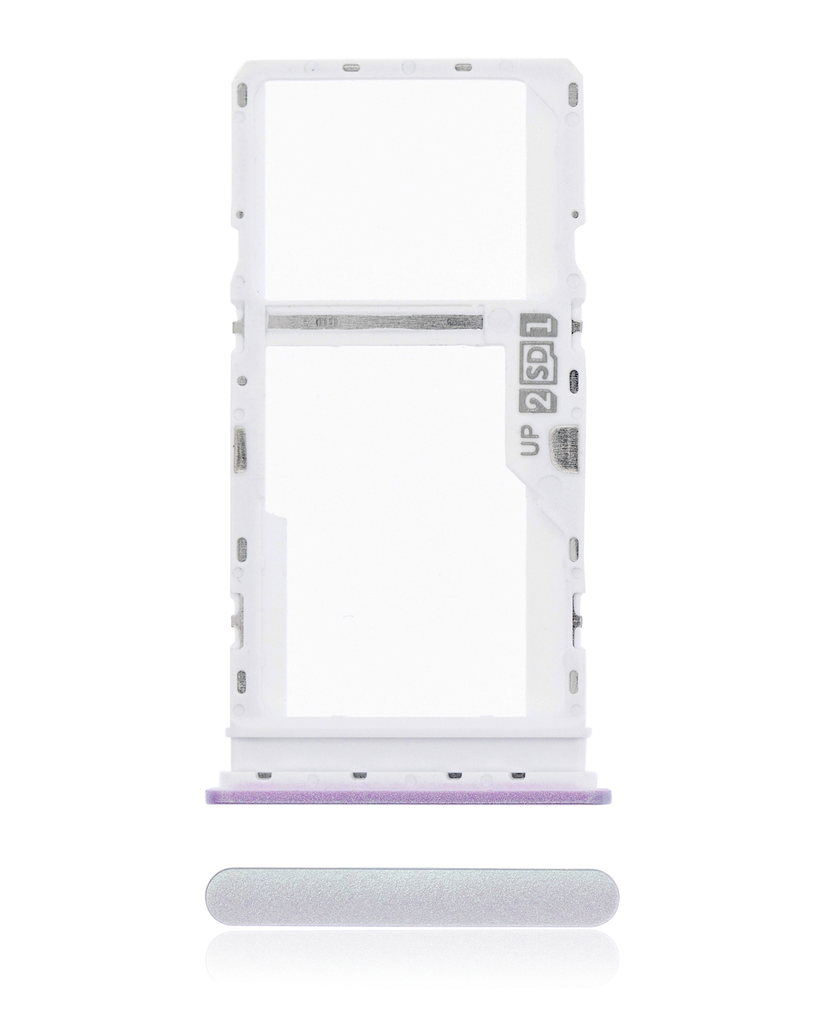 Dual Sim Card Tray Compatible For Motorola Moto G20 (XT2128/2021) (Breathing Crystal)