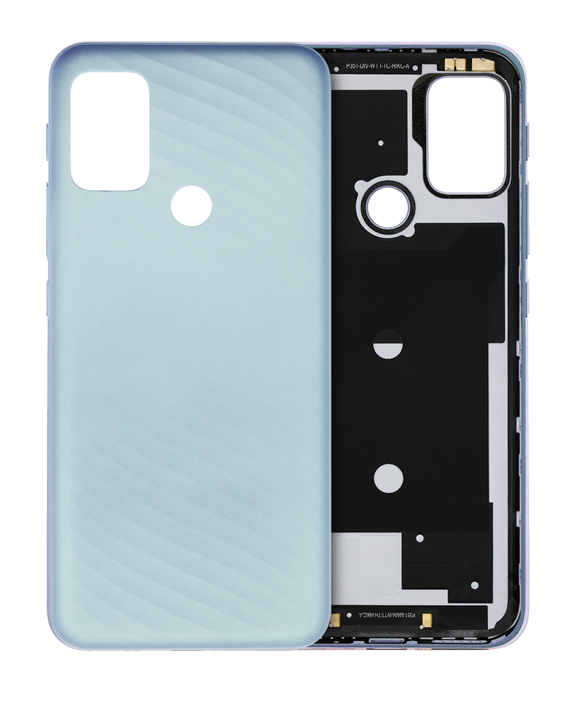 Back cover Glass Compatible For Motorola Moto G10 Power (XT2127-4/2021) (Breeze Blue)