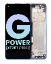 LCD Assembly With Frame Compatible For Motorola Moto G Power (XT2117/2021) (Genuine OEM) (Blue)