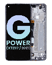 LCD Assembly With Frame Compatible For Motorola Moto G Power (XT2117/2021) (Genuine OEM) (Flash Gray)