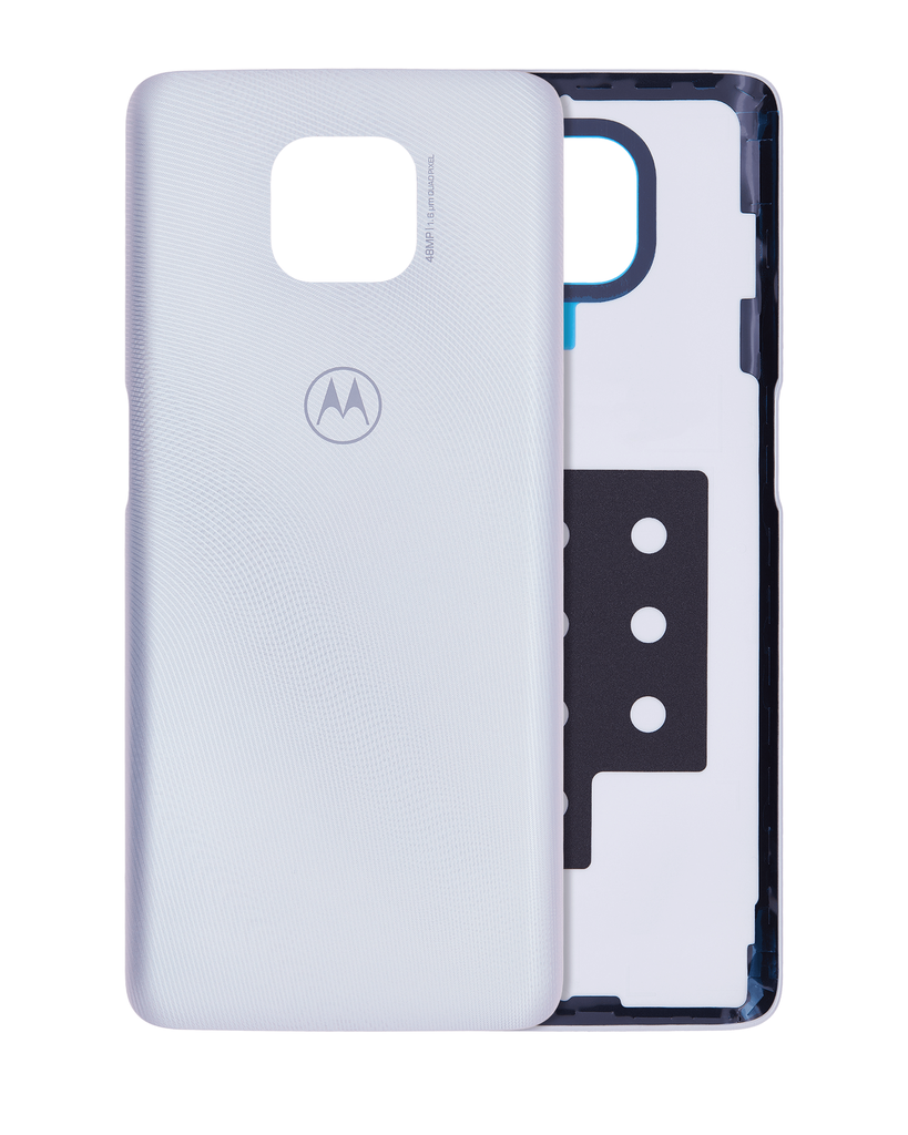 Back cover Glass Compatible For Motorola Moto G Power (XT2117/2021) (Genuine OEM) (Hazy Silver)