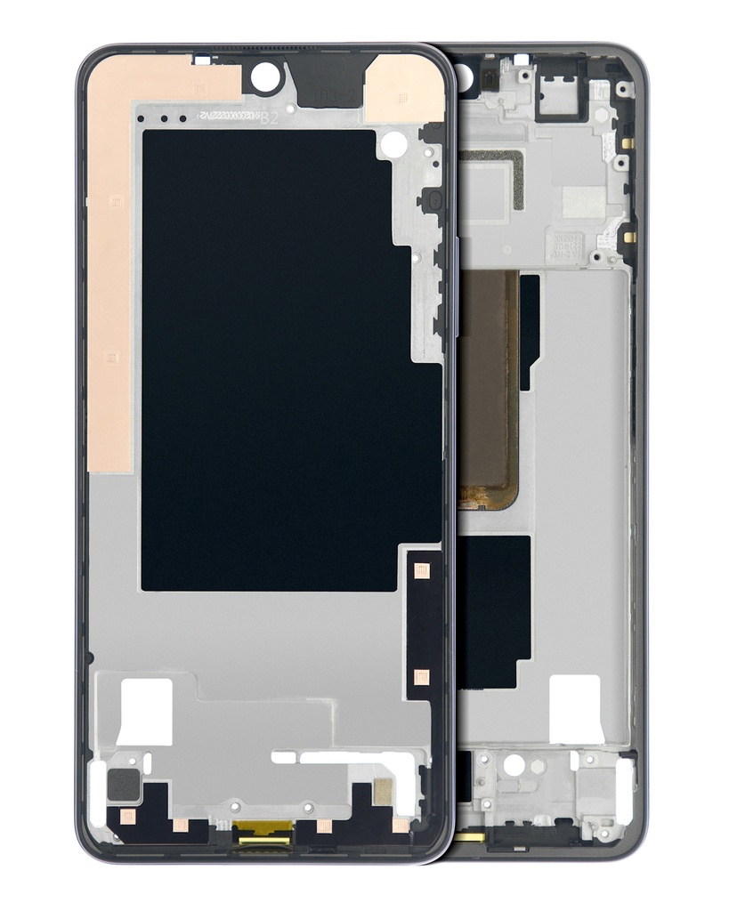 Mid-Frame Housing With Power Button Flex Compatible For Motorola Moto G Power (XT2117/2021) (Flash Gray)