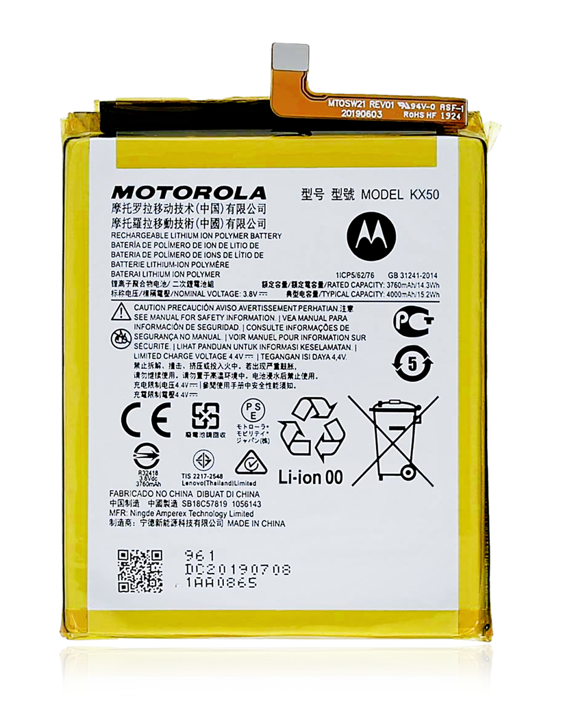Replacement Battery Compatible For Motorola Moto G Stylus 6.4&quot; (XT2043/2020)/G Stylus 6.8&quot; (XT2115/2021) (KX50) (Genuine OEM)