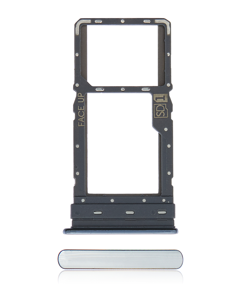 Single Sim Card Tray Compatible For Motorola Moto G Stylus 6.8&quot; (XT2115/2021) (Aurora White)
