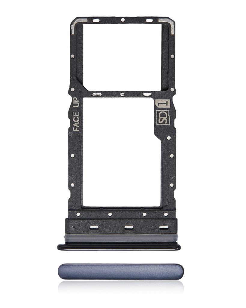 Single Sim Card Tray Compatible For Motorola Moto G Stylus 6.8&quot; (XT2115/2021) (Aurora Black)