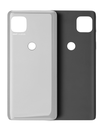 Back cover Glass Compatible For Motorola Moto G 5G (XT2113-3/2020) (Frosted Silver)