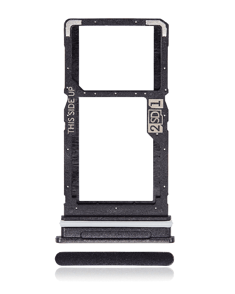 Dual Sim Card Tray Compatible For Motorola Moto G 5G (XT2113-3/2020) (Volcanic Gray)