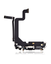 Charging Port Flex Cable Compatible For iPhone 14 Pro Max (Used OEM Pull) (Space Black)