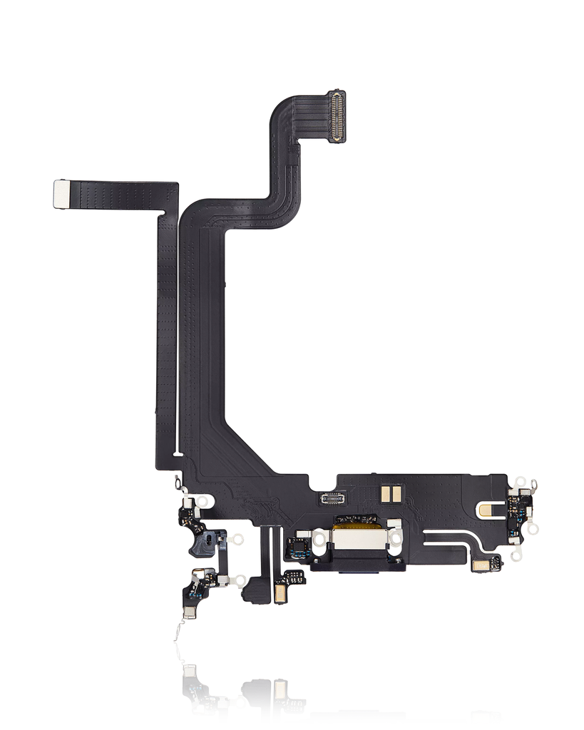 Charging Port Flex Cable Compatible For iPhone 14 Pro Max (Aftermarket Plus) (Deep Purple)
