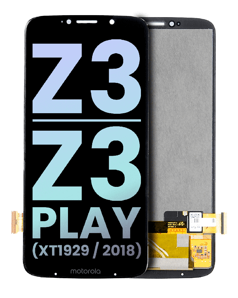 LCD Assembly Without Frame Compatible For Motorola Moto Z3/Moto Z3 Play (XT1929/2018) (Genuine OEM) (Black)